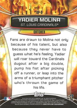 2014 Topps Opening Day - Fired Up #UP-9 Yadier Molina Back