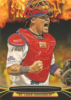 2014 Topps Opening Day - Fired Up #UP-9 Yadier Molina Front