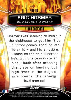 2014 Topps Opening Day - Fired Up #UP-16 Eric Hosmer Back