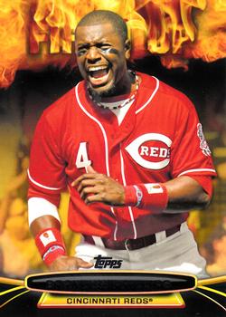 2014 Topps Opening Day - Fired Up #UP-18 Brandon Phillips Front
