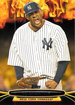 2014 Topps Opening Day - Fired Up #UP-19 CC Sabathia Front