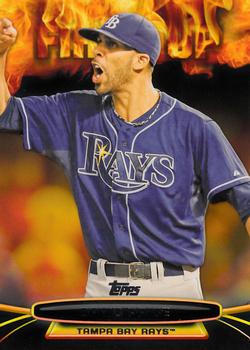 2014 Topps Opening Day - Fired Up #UP-20 David Price Front