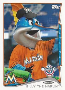 2014 Topps Opening Day - Mascots #M-24 Billy The Marlin Front