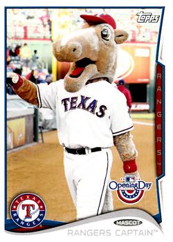 2014 Topps Opening Day - Mascots #M-14 Rangers Captain Front
