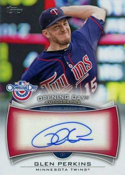 2014 Topps Opening Day - Autographs #ODA-GP Glen Perkins Front