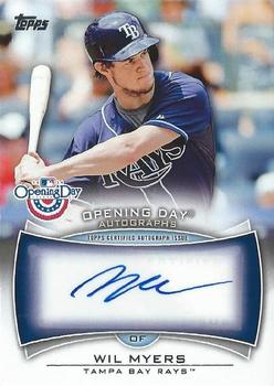2014 Topps Opening Day - Autographs #ODA-WM Wil Myers Front