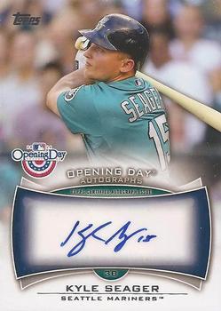 2014 Topps Opening Day - Autographs #ODA-KS Kyle Seager Front