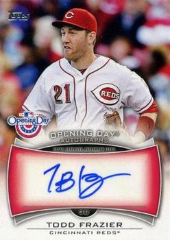 2014 Topps Opening Day - Autographs #ODA-TF Todd Frazier Front