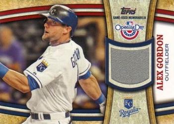 2014 Topps Opening Day - Relics #ODR-AG Alex Gordon Front