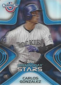 2014 Topps Opening Day - Opening Day Stars #ODS-7 Carlos Gonzalez  Front