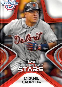 2014 Topps Opening Day - Opening Day Stars #ODS-2 Miguel Cabrera Front