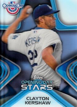 2014 Topps Opening Day - Opening Day Stars #ODS-6 Clayton Kershaw Front
