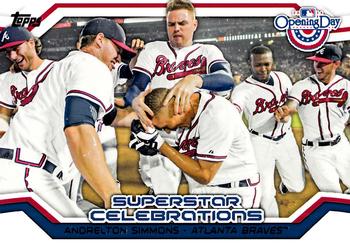 2014 Topps Opening Day - Superstar Celebrations #SC-20 Andrelton Simmons Front