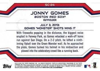 2014 Topps Opening Day - Superstar Celebrations #SC-24 Jonny Gomes Back
