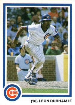 1985 7-Up Chicago Cubs #NNO Leon Durham Front