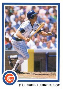 1985 7-Up Chicago Cubs #NNO Richie Hebner Front