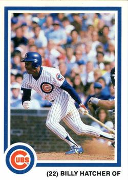 1985 7-Up Chicago Cubs #NNO Billy Hatcher Front