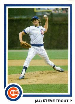 1985 7-Up Chicago Cubs #NNO Steve Trout Front
