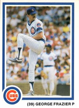 1985 7-Up Chicago Cubs #NNO George Frazier Front