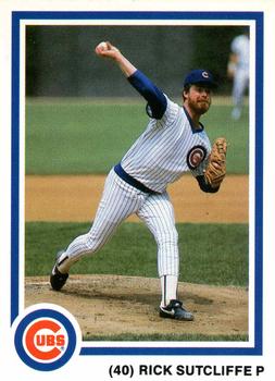 1985 7-Up Chicago Cubs #NNO Rick Sutcliffe Front