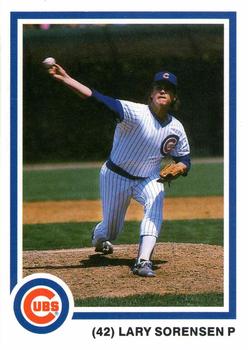 1985 7-Up Chicago Cubs #NNO Lary Sorensen Front