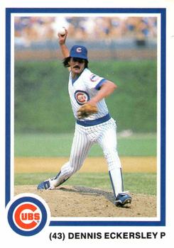 1985 7-Up Chicago Cubs #NNO Dennis Eckersley Front