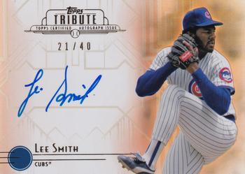 2014 Topps Tribute - Autographs Orange #TA-LS Lee Smith Front