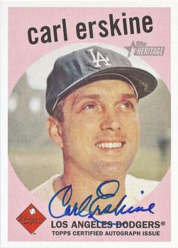2008 Topps Heritage - Real One Autographs #ROA-CE2 Carl Erskine Front