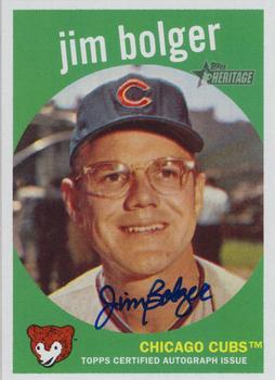 2008 Topps Heritage - Real One Autographs #ROA-JB2 Jim Bolger Front