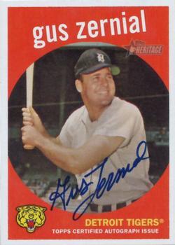 2008 Topps Heritage - Real One Autographs #ROA-GEZ Gus Zernial Front