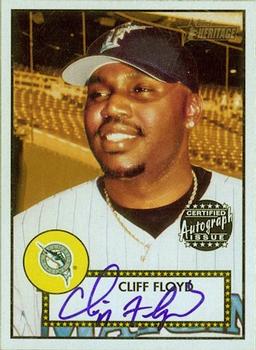 2001 Topps Heritage - Autographs #THA-CF Cliff Floyd Front