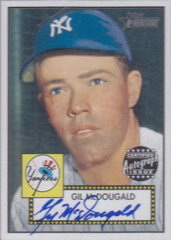 2001 Topps Heritage - Autographs #THA-GM Gil McDougald Front