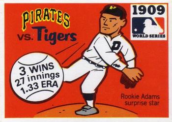 1971 Fleer World Series (Black Backs) #7 1909 - Pirates vs. Tigers - Babe Adams Front