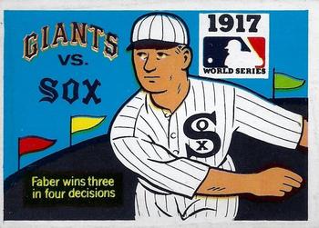 1971 Fleer World Series (Black Backs) #15 1917 - Giants vs. White Sox - Red Faber Front