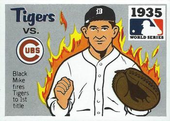 1971 Fleer World Series (Black Backs) #33 1935 - Tigers vs. Cubs - Mickey Cochrane Front
