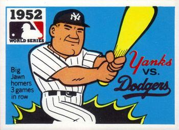 1971 Fleer World Series (Black Backs) #50 1952 - Yankees vs. Dodgers - Johnny Mize Front