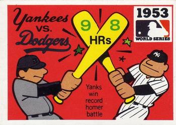 1971 Fleer World Series (Black Backs) #51 1953 - Yankees vs. Dodgers Front