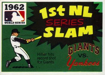 1971 Fleer World Series (Black Backs) #60 1962 - Giants vs. Yankees - Chuck Hiller Front