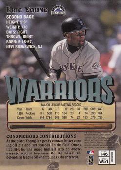1997 Finest #146 Eric Young Back