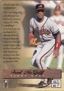 1997 Finest #186 Fred McGriff Back