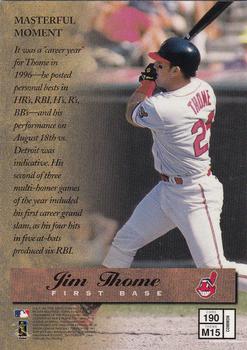 1997 Finest #190 Jim Thome Back