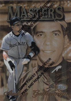 1997 Finest #223 Andres Galarraga Front