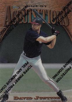 1997 Finest #271 David Justice Front