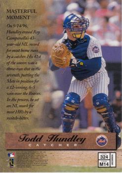 1997 Finest #324 Todd Hundley Back