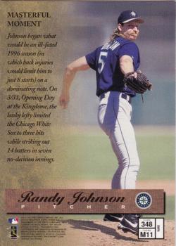 1997 Finest #348 Randy Johnson Back