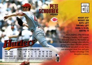 1997 Finest #49 Pete Schourek Back