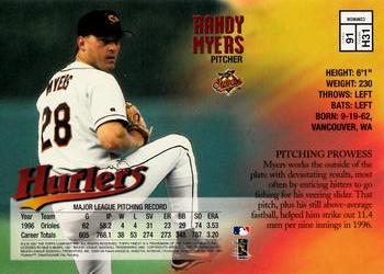 1997 Finest #91 Randy Myers Back