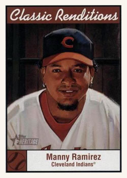 2001 Topps Heritage - Classic Renditions #CR8 Manny Ramirez Front