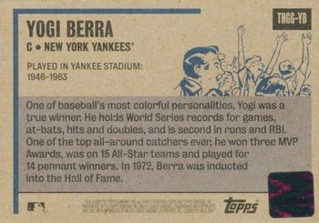 2001 Topps Heritage - Grandstand Glory #THGG-YB Yogi Berra Back