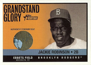 2001 Topps Heritage - Grandstand Glory #THGG-JR Jackie Robinson Front